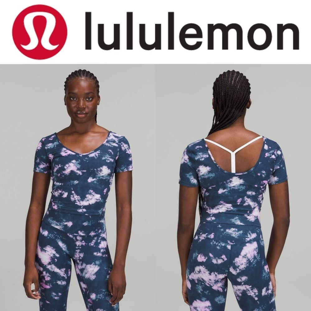 Lululemon Align T-Shirt
Circulate Tie Dye Mineral Blue Multi

#143